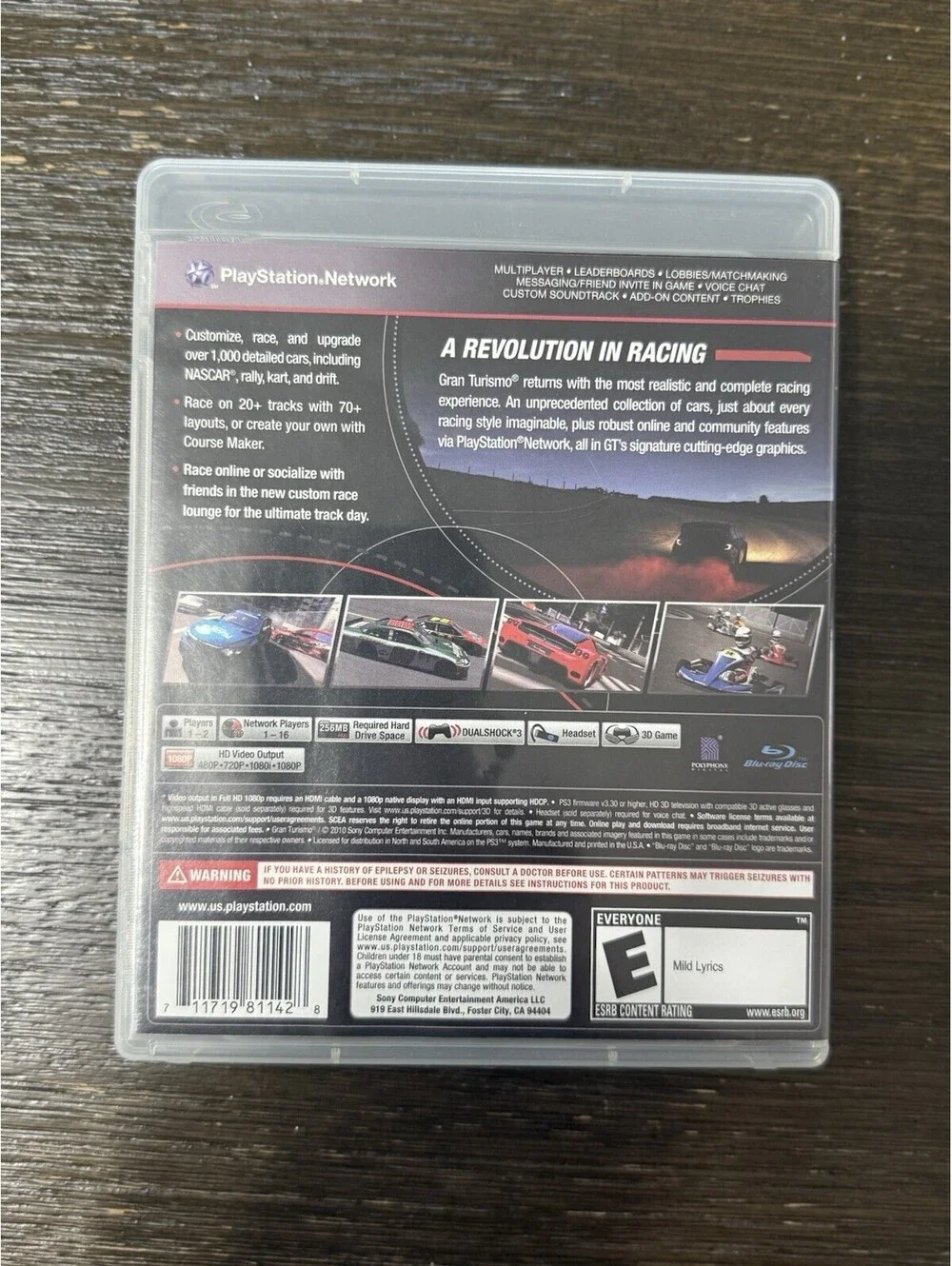Gran Turismo 5 GT5 Sony PlayStation 3 PS3 Game Complete CIB Manual